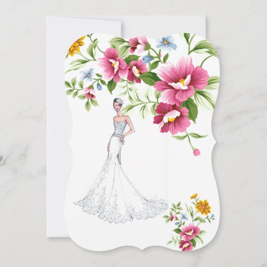 Het mooie Vrijgezellenfeest van de Veerbloem Kaart (Achterkant)