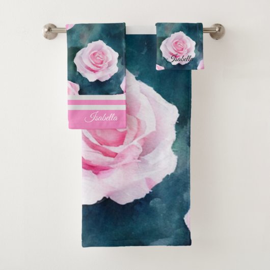 Het mooie Waterverf roze roze Collectie van Trendy Bad Handdoek (Insitu)