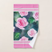 Het mooie Waterverf roze roze Collectie van Trendy Bad Handdoek (Handdoek)