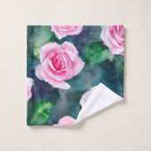 Het mooie Waterverf roze roze Collectie van Trendy Bad Handdoek (Wasdoekje)