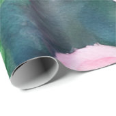 Het mooie Waterverf roze roze Collectie van Trendy Cadeaupapier (Rol Hoek)