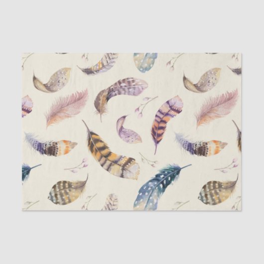 Het mooie Waterverf Vuurschilderpatroon Tissuepapier (Voorkant)