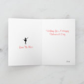 Het mooie Wenskaart van de Valentijnsdag van de Feestdagen Kaart (Binnen)