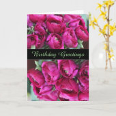 Het mooie Wenskaart van de Verjaardag Kaart (Gele Bloem)