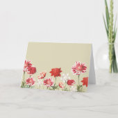 Het mooie Wenskaart van het Moederdag Flowers Bedankkaart (Achterkant)