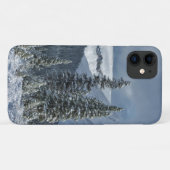 Het mooie winterlandschap - bergen bomen sneeuw Case-Mate iPhone case (Achterkant (horizontaal))
