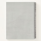 Het mooie witte paard Galloping in de sneeuw Notitieboek (Achterkant)