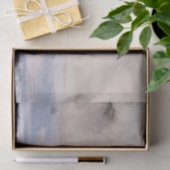 Het mooie witte paard Galloping in de sneeuw Tissuepapier (Geschenk)