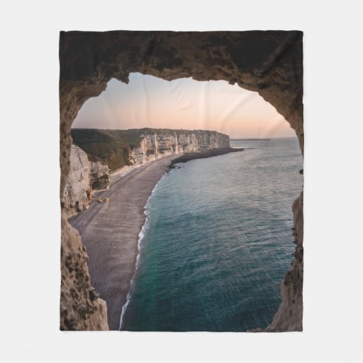 Het mooie Zee landschap Fleece Deken (Voorkant)