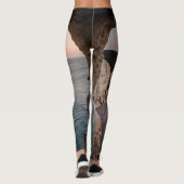 Het mooie Zee landschap Leggings (Achterkant)