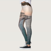 Het mooie Zee landschap Leggings (Links)