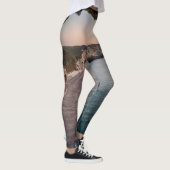 Het mooie Zee landschap Leggings (Rechts)