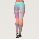 Het mooie Zee landschap Leggings (Achterkant)