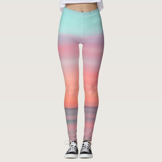 Het mooie Zee landschap Leggings (Voorkant)