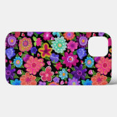 Het mooiste Boho Flowers Patroon Case-Mate iPhone Case (Achterkant (horizontaal))