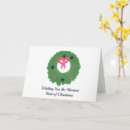 Het mooiste kerstfeest en gelukkigste nieuwjaar kaart (Gele Bloem)