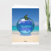 Het mooiste meisje ter wereld Wenskaart Kaart (Achterkant)