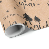 Het mooiste moment van het jaar is het beste Kraft Cadeaupapier (Rol Hoek)