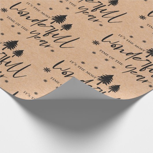 Het mooiste moment van het jaar is het beste Kraft Cadeaupapier (Hoek)