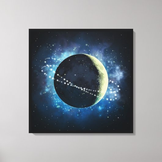 Het Moon - Gewikkeld Canvas Afdruk (Voorkant)
