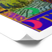 Het Moon Tarot Kaart Psychedelic Poster (Hoek)