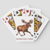 HET MOOSE IS VERLOOS SPEELKAARTEN (Achterkant)