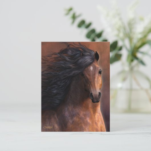 Het Morgan Horse Briefkaart (Staand voorkant)