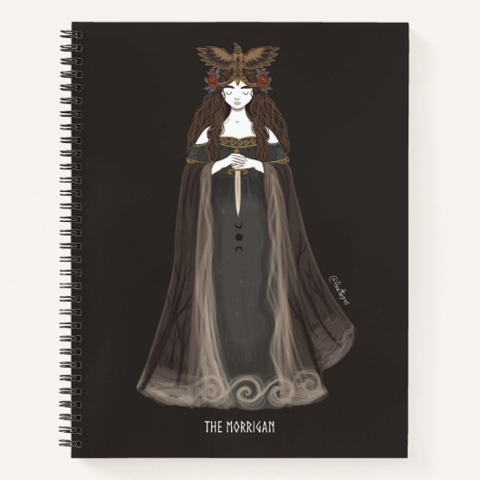 Het Morrigan A4 Notitieboek (Voorkant)