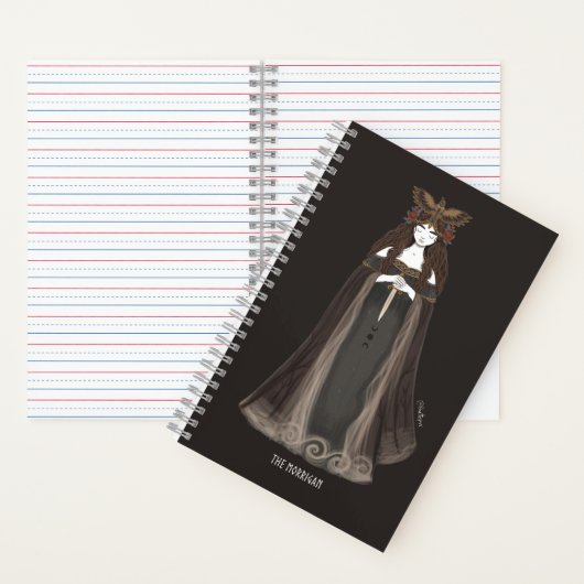 Het Morrigan A5 Notitieboek (Binnen)