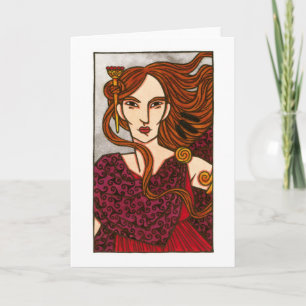 Het Mórrígan Wenskaart Kaart