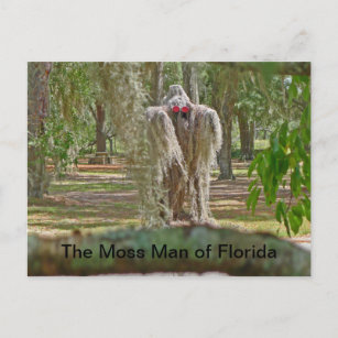 Het Moss-Man van Florida Briefkaart