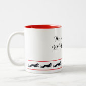 Het most perfect creature of heaven tweekleurige koffiemok (Links)