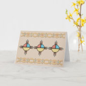 Het Motief van de zon Kaart (Gele Bloem)