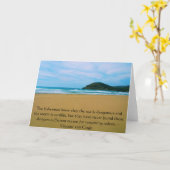 Het motivatie citaat van Vincent van Gogh Kaart (Gele Bloem)