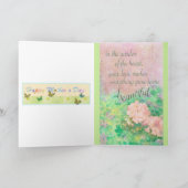 Het Motivatie Geïllustreerde Theekopje van het Kaart (Binnen)