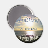 Het motivatie Licht van het Citaat aan het Eind va Magneet (Voorkant / Achterkant)