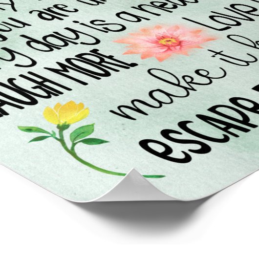 Het Motivatie Poster van de Quotes van het Wisdom  (Hoek)