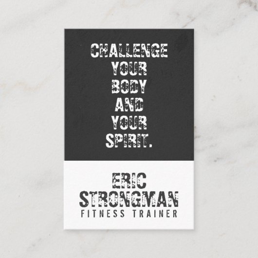 Het motiveren van de dekking van de citaattekst visitekaartje (Voorkant)