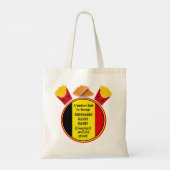 'Het motto van België' Tote Bag (Achterkant)