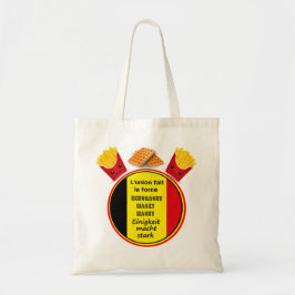 'Het motto van België' Tote Bag