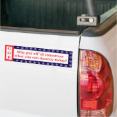 Het motto van MAGA is Bumpersticker (Op Truck)