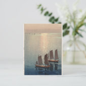Het mousserende Zee. Briefkaart (Staand voorkant)