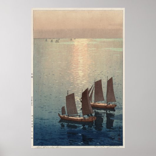 Het mousserende Zee. Poster (Voorkant)