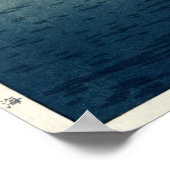 Het mousserende Zee van Hiroshi Yoshida Poster (Hoek)