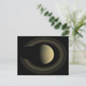 Het mozaïek van de planeet Saturnus en zijn belang Briefkaart (Staand voorkant)