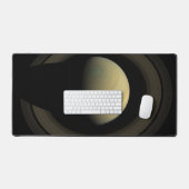 Het mozaïek van de planeet Saturnus en zijn belang Bureaumat (Keyboard & Muis)