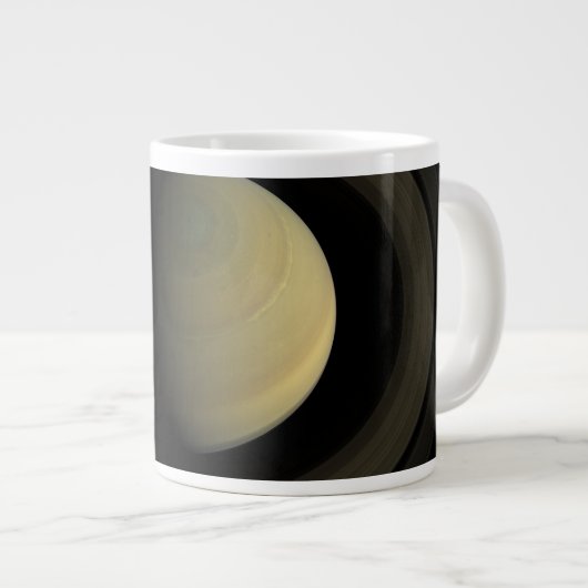 Het mozaïek van de planeet Saturnus en zijn belang Grote Koffiekop (Voorkant rechts)