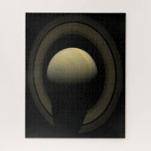 Het mozaïek van de planeet Saturnus en zijn belang Legpuzzel (Verticaal)