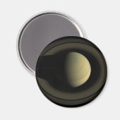 Het mozaïek van de planeet Saturnus en zijn belang Magneet (Voorkant / Achterkant)