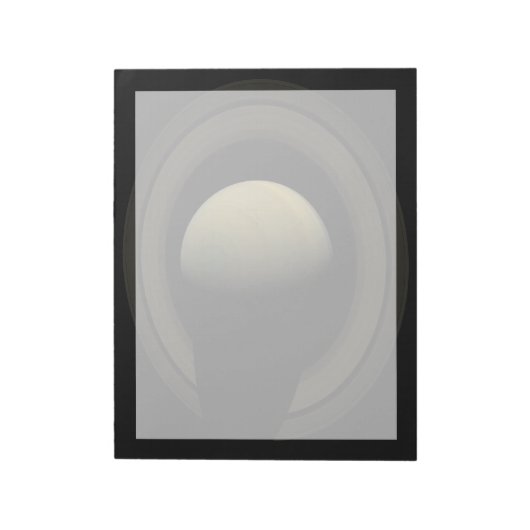 Het mozaïek van de planeet Saturnus en zijn belang Notitieblok (Linkerzijde)